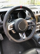 Lenkrad für Ford Mustang VI 6 Lederlenkrad Leder Tuning 50-2861