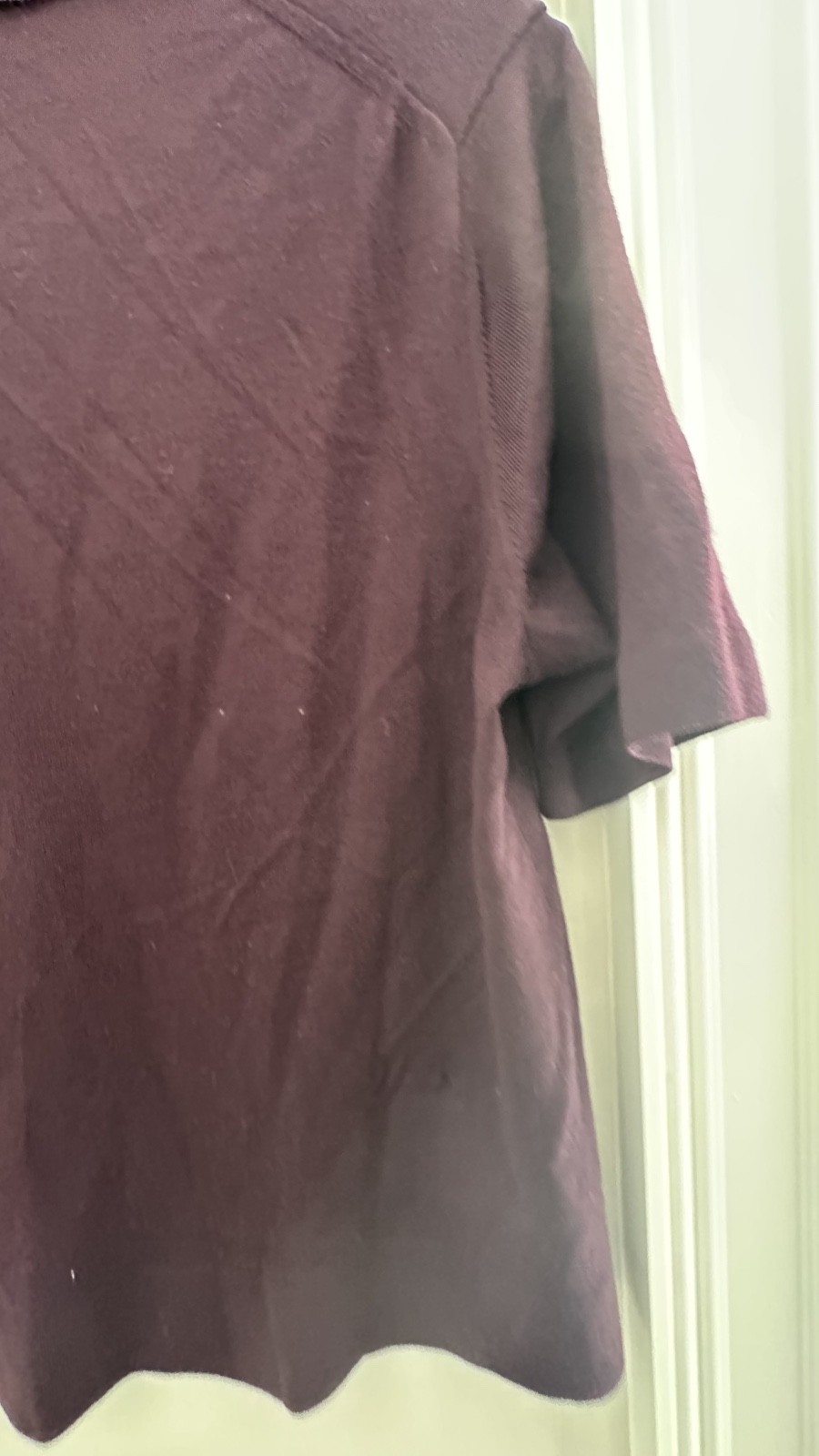 Crochet Knit Polo by Tory Burch Size XL LMSRP $348.99 thumbnail 7