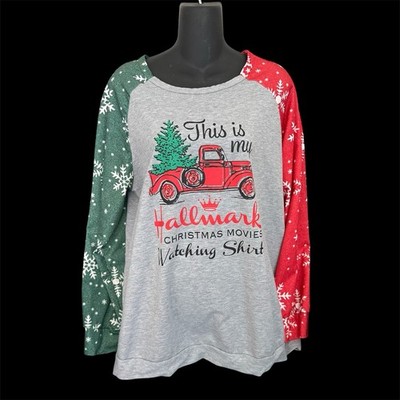Preowned This is my Hallmark Christmas Movies Watching Shirt~2XL