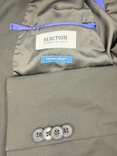 Kenneth Cole Reaction Men's Techni-Cole Suit Separate Suit Jacket Black 42S