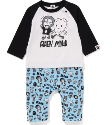 Bape Kids X Chocomoo Milo Friends Romper In White Size 70