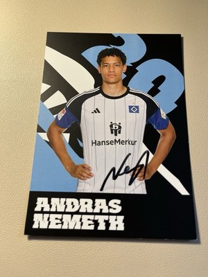 Hamburger SV HSV Autogrammkarte Andras Nemeth Handsigniert