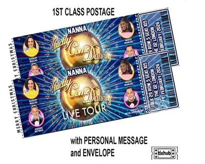 CUSTOM Strictly Come Dancing Ticket 2026 Tour | Personalised Gift Reveal | Souvenir