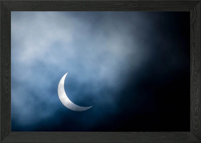Eclipsed Sun Gerahmtes Wandbild Poster Leinwanddruck Bild