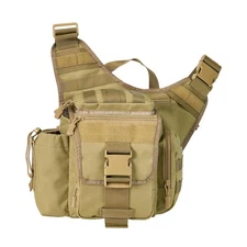 Tactical Messenger Bag 10L Military Molle Crossbody Sling Backpack EDC Satche...