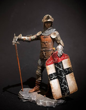 Action Germany. Knight of the Teutonic Order Figures Tin Painted