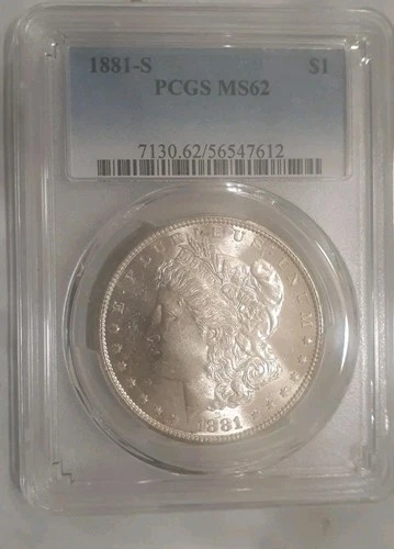 1881-S  Morgan Dollar PCGS MS62