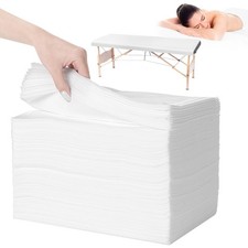 100PCS Disposable Massage Table Sheets, 71  x 31.5  71" x 31.5", White
