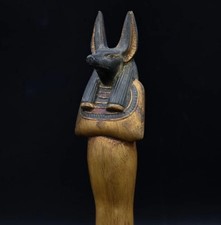 Authentic Pharaonic Statue Unique Egyptian Artifacts Of Egyptian God Anubis BC