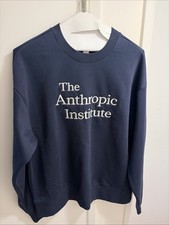 LARGE Anthropic Institute / Claude AI Embroidered Sweatshirt Pullover Sweater