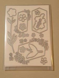 Retired Stampin' Up Cut & Emboss- SENTIMENTAL PARK DIES- 160566
