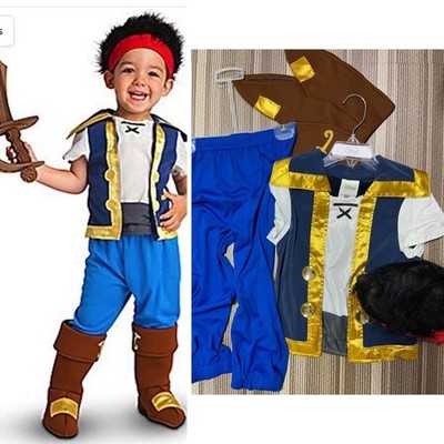 3-4 years Disney Store Jake and the Neverland pirate costume full set