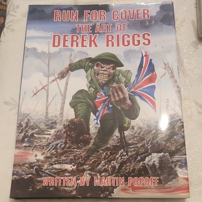 Run For Cover HARDCOVER Limited Edition Derek Riggs Iron Maiden #13/ 1500 signed