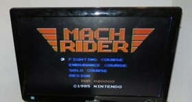 Vintage Nintendo Mach Rider Video Game NES Cartridge VHTF