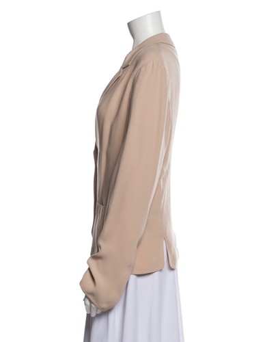 Balenciaga new authentic silk pink long sleeve blazer jacket 40 medium - Picture 2 of 9