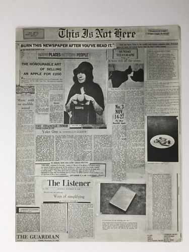 Póster de museo 1971 Syracuse NY de los Beatles John Lennon y Yoko Ono - Imagen 3 de 13
