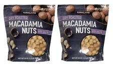 Kirkland Signature Dry Roasted Macadamia Nuts with Sea Salt, Resealable Bag 48