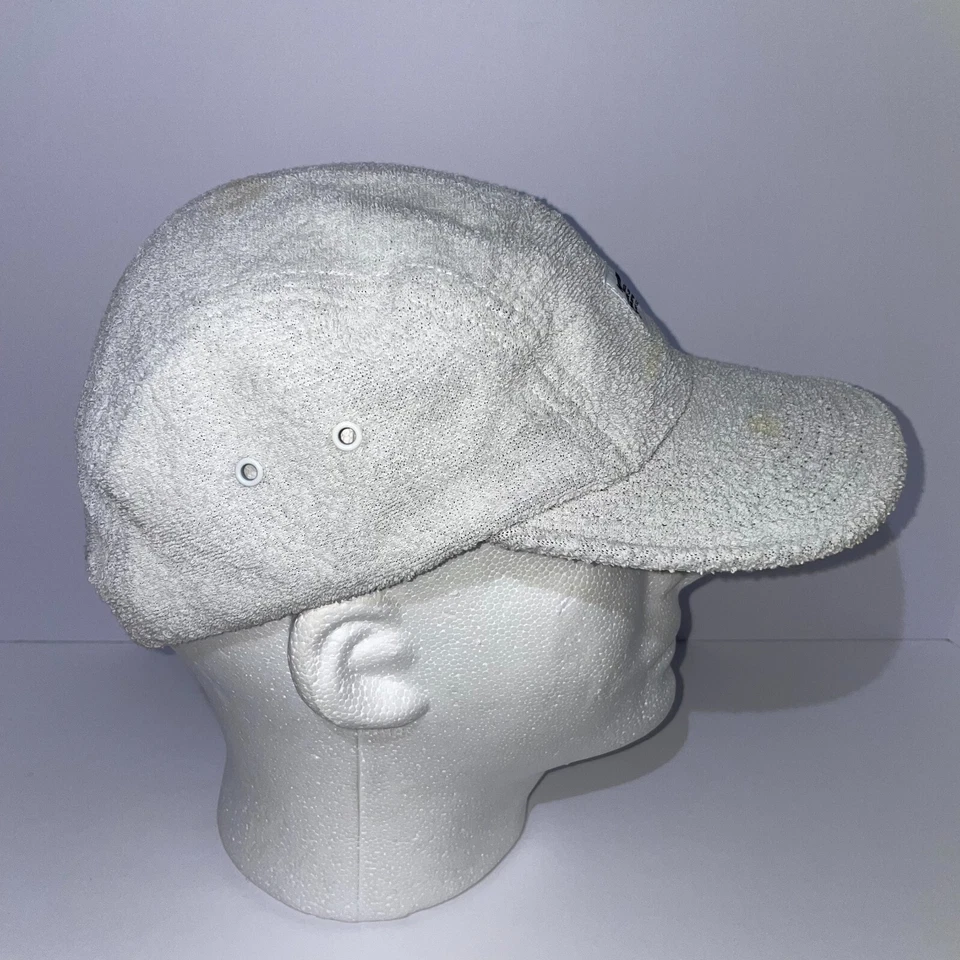 Norse Projects 5 Panel Cap White Fleece Made in USA - Image 3 of 4