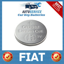 Car Key Fob Battery For Fiat Remote 500 Panda Punto Stilo Multipla 600 CR2032