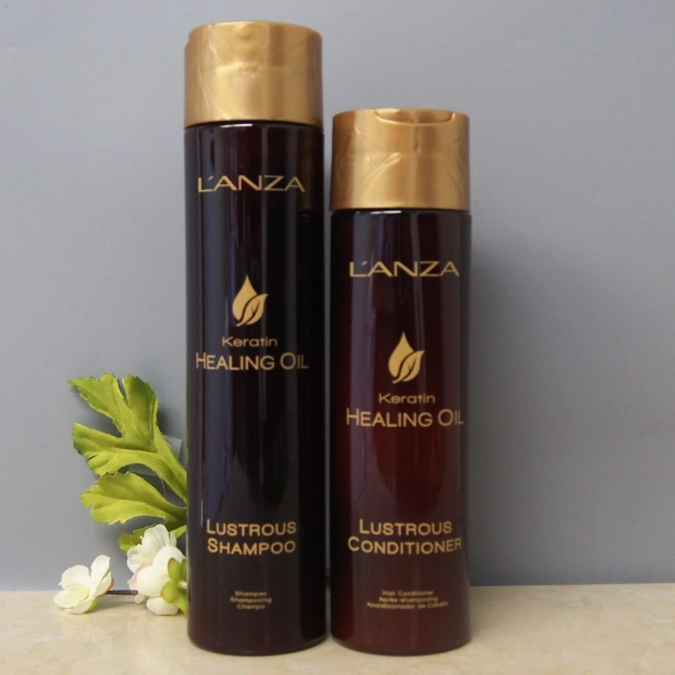 DUO Lanza Keratin Healing Oil LUSTROUS Shampoo 10.1oz & Conditioner 8.5oz - Image 3 of 4