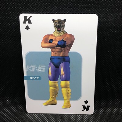 King Tekken 3 Playing Card Spade K Orico Limited Namco Japanese F/S