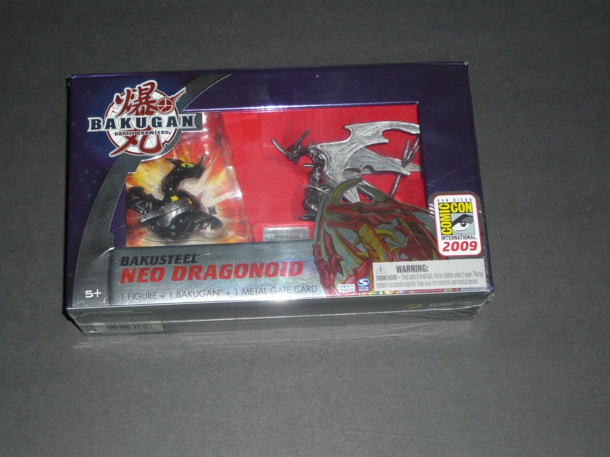 2009 SDCC Bakugan Battle Brawlers Neo Dragonoid BakuSteel RARE Limited BNIB