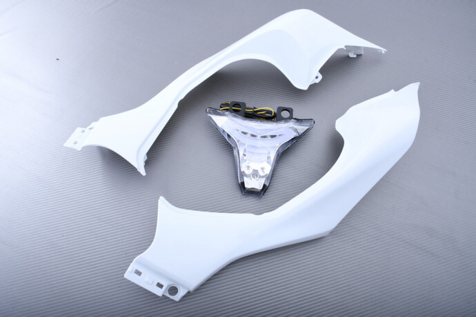 Carénage arrière brut et feu transparent pour Kawasaki Z1000 2014-2016