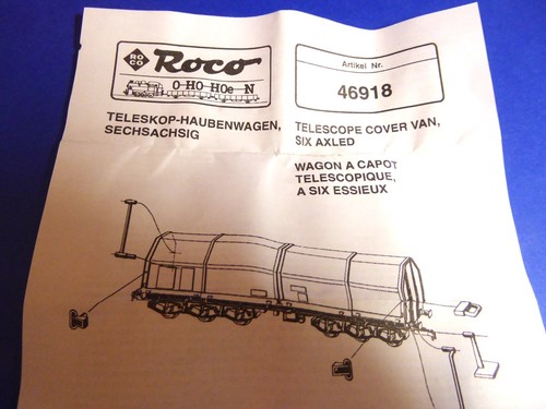 ROCO H0 46918 3x DB Cargo Sahimms 6 assi. Carrello telescopico - Foto 6 di 6