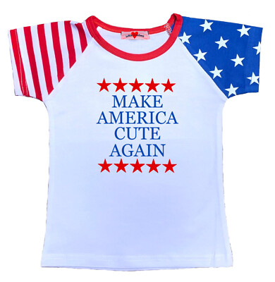 Donald Trump Funny Toddler Tee Trump 2024 Shirt Make America Cute Again