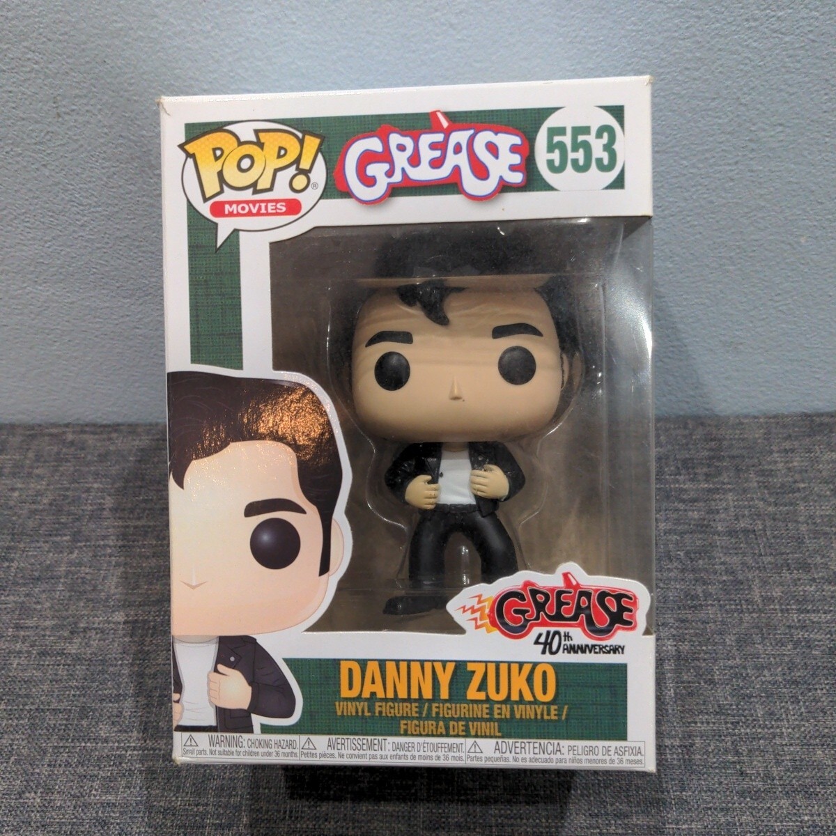 Funko Pop! Figura De Vinilo Musical De Películas De Danny Zuko John Travolta #553 Grasa