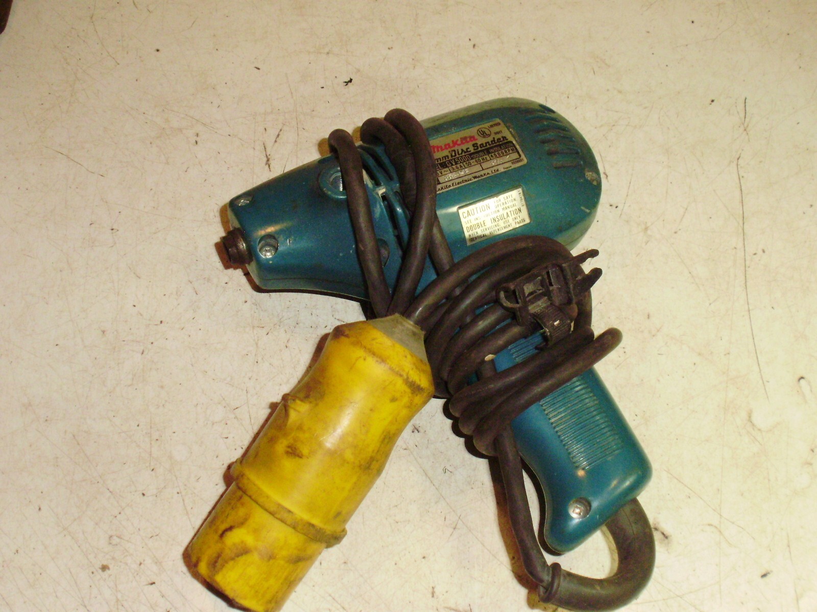 Makita GV5000, 125mm disc sander 110v, no disc eBay