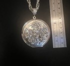 Vintage Whiting & Davis Art Nouveau Goddess Locket — photo 3