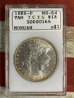 1886-P Morgan Dollar VAM 1A Uncertified Unc #
