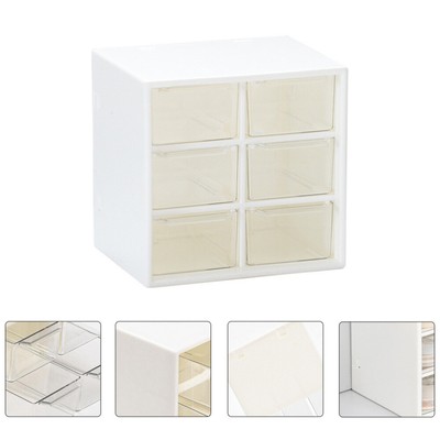  Drawer Storage Schublade Aufbewahrungsbox Büro Organizer Mit Schubladen