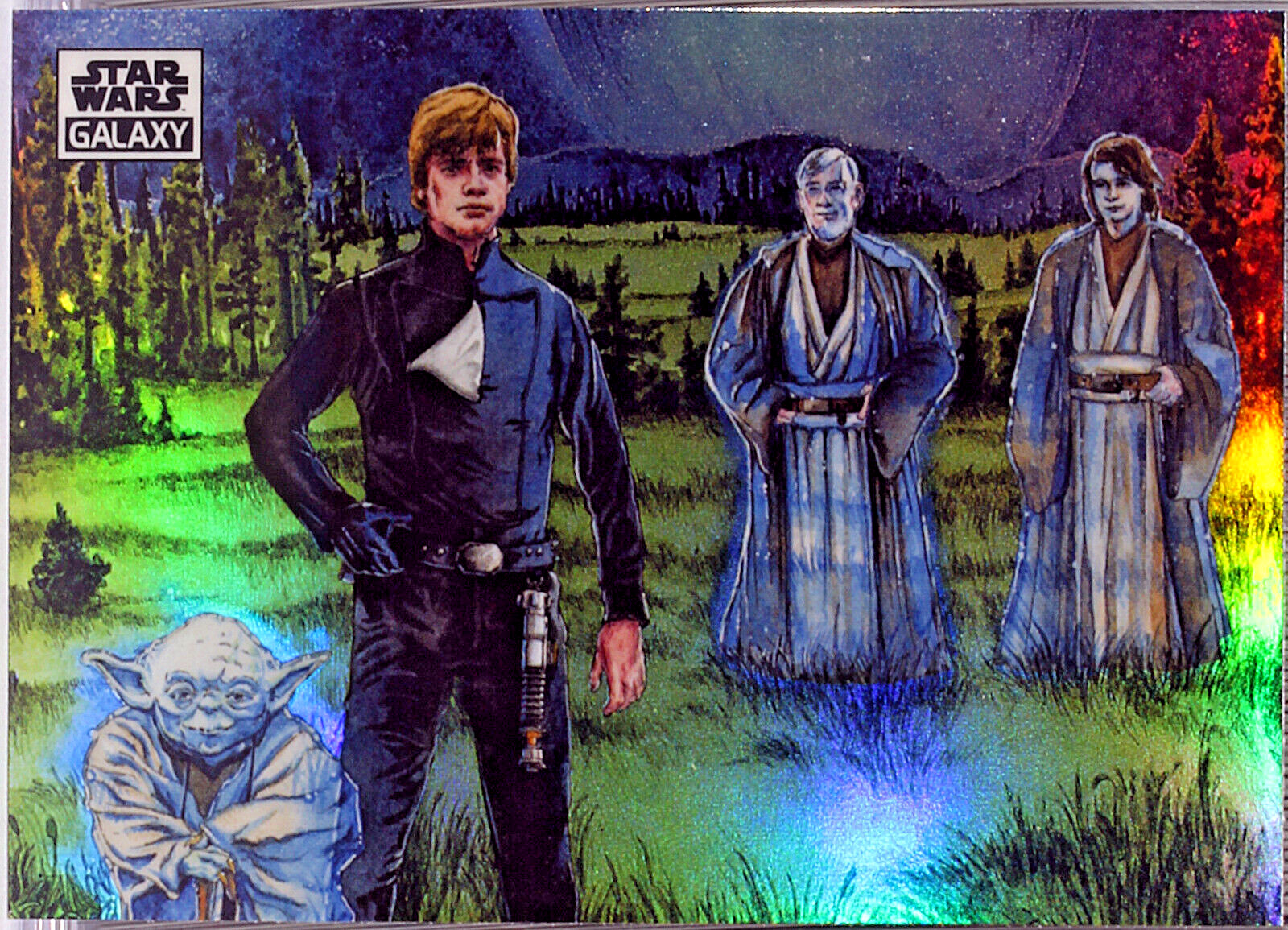 2021 Topps Star Wars Chrome Galaxy Reflections on Endor #64 Refractor