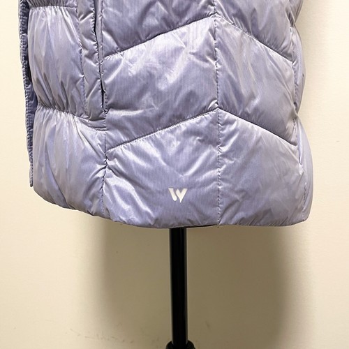 White Sierra Ice Blue St. Helen Button Vest Hooded NWT Small Puffer Quilted - Picture 6 of 9