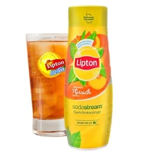 Sodastream EUROPEAN Lipton Sparkling ICED Tea PEACH sirup 440ml/9l FREEE SHIP