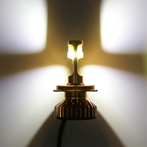 AUXBEAM FANLESS H4 9003 Kit Super Blanco Bombillas LED Combo de haz alto bajo - Imagen 9 de 12