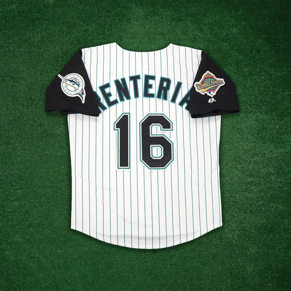 Edgar Renteria 1997 Florida Marlins World Series Men's Alternate