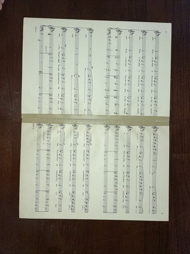 1932 Oxford University Press The Oxford Choral Songs Brother James Air - Picture 4 of 5