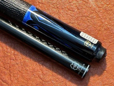 McDermott Select Series Pool Cue With Defy Carbon Shaft. Model SL13 Blue Stained