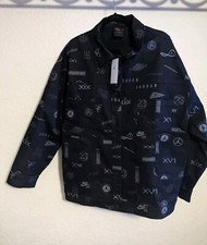 Air Jordan Size 1X Trucker womenJacket Shirt Loose Fit New Black DX0386 010