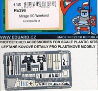 Eduard Mirage Iiic Interior Cockpit ÄTzteile Weekend 1:48 FüR Modell-Bausatz Kit