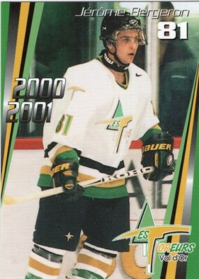 Jerome Bergeron 2000-01 Val d'Or Foreurs