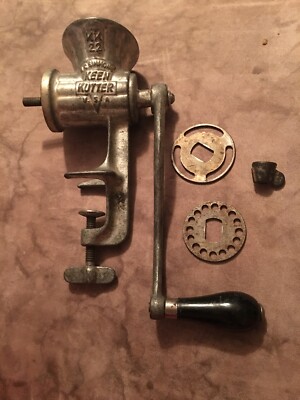 Vintage Keen Kutter EC Simmons-Meat Grinder Food Chopper Cast Iron USA  Kk-22