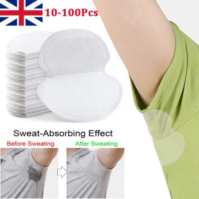 YANQUEENS 10~100x Disposable Sweat Pads Patches Antiperspirant Underarm Armpit Guard Sheet