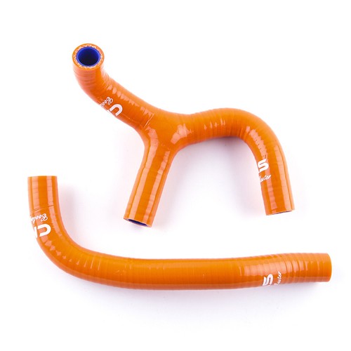 Orange Silicone Radiator Coolant Hose Kit for 2009-2015 KTM 65SX 65 SX - Picture 2 of 9
