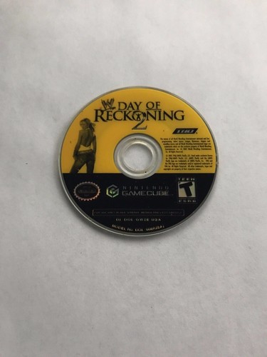 wwe: day of reckoning 2 game disc only for nintendo gamecube or