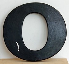 VINTAGE 26cm Letter O - Shop Sign Ornament Wall Decor Plaque Sign Name Gift