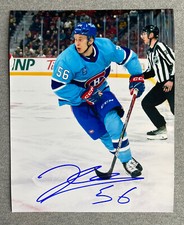 MONTREAL CANADIENS JESSE YLONEN AUTOGRAPH 8x10 ACTION PHOTO #8 YOUNG HOCKEY STAR